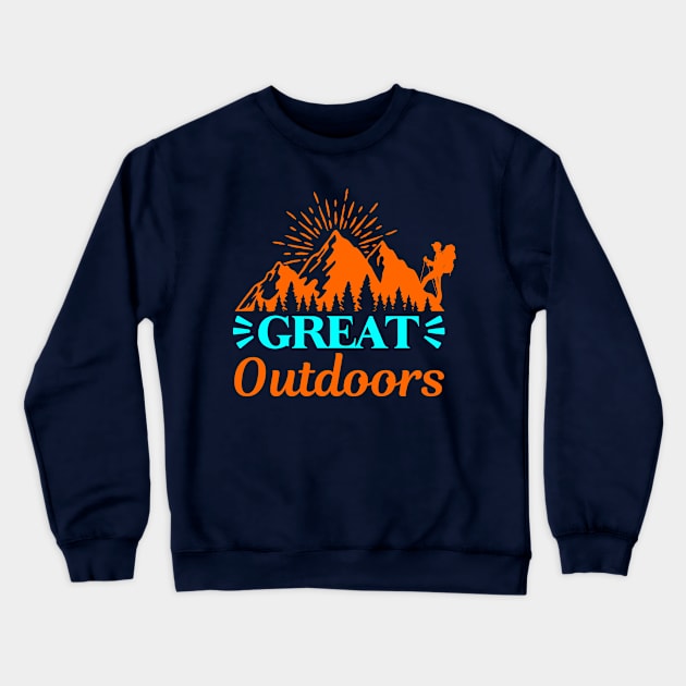 Great Outdoors Crewneck Sweatshirt by Usea Studio